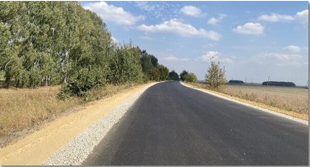 В брянском регионе по нацпроекту завершается  обновление автодороги Стародуб-Нижнее