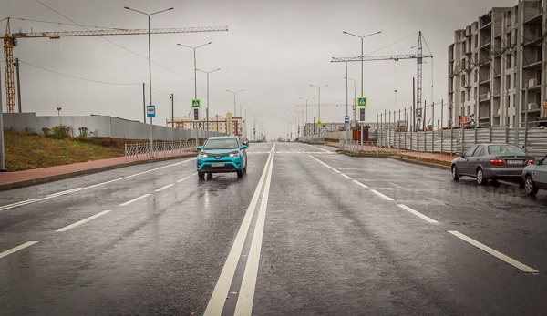 В Брянске завершено строительство ул. Н. Амосова