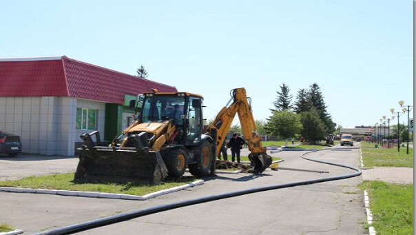 В брянских Комаричах завершается капремонт водопроводной сети