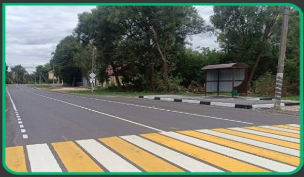 В брянском регионе обновили участки автотрассы Погар-Стародуб 