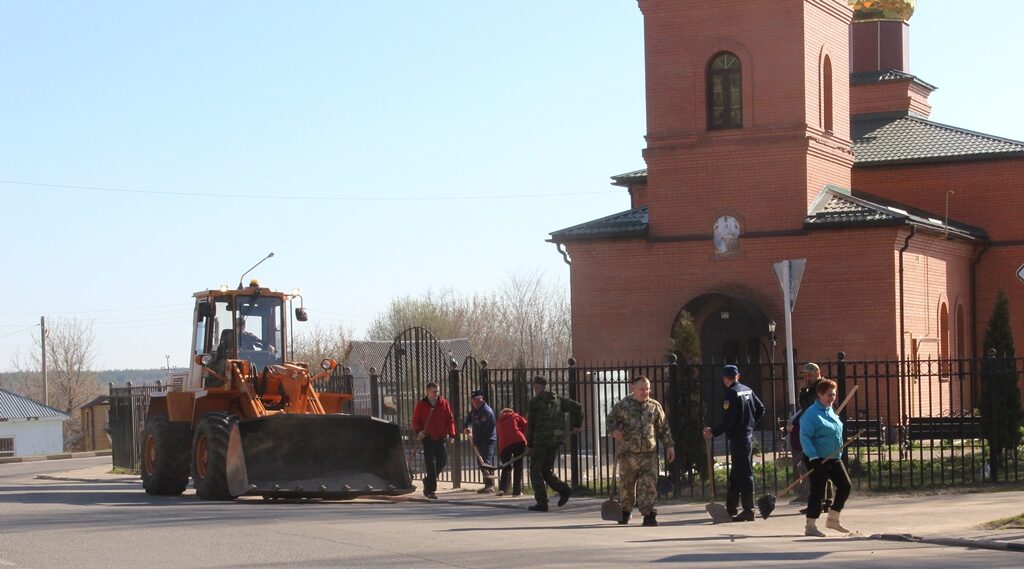 В Красногорском районе Брянщины прошёл субботник