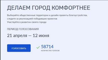 Участниками голосования за выбор объектов благоустройства стали более 50 тысяч брянцев
