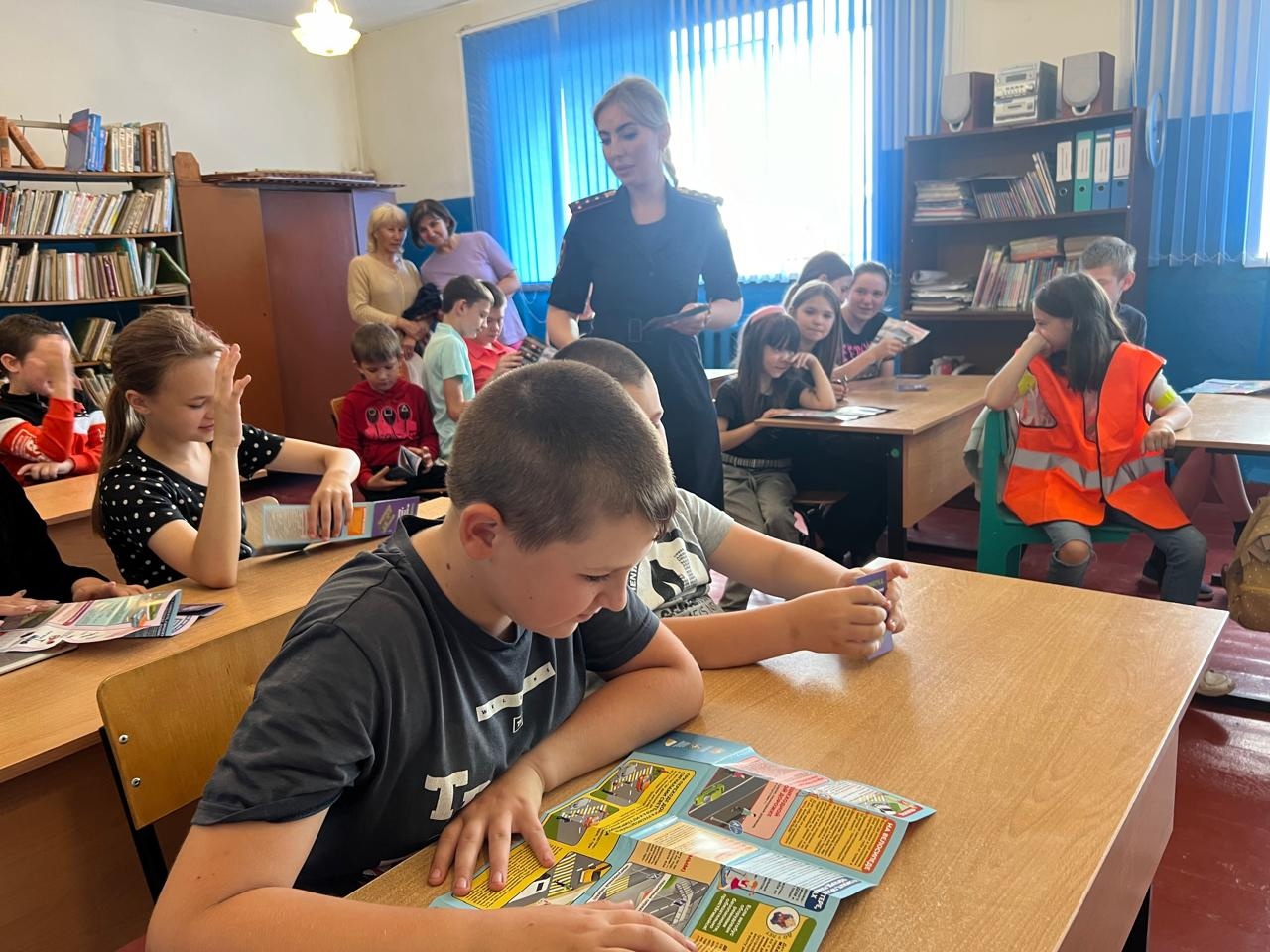 Красногорским школьникам Брянщины рассказали о безопасности дорожного движения