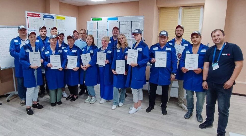 Сотрудники ООО «ДРУЖБА» (агрохолдинг «ОХОТНО»)  прошли обучение на «Фабрике производственных процессов»