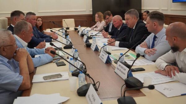 Глава брянского региона Александр Богомаз провел рабочую встречу с Александром Двойных