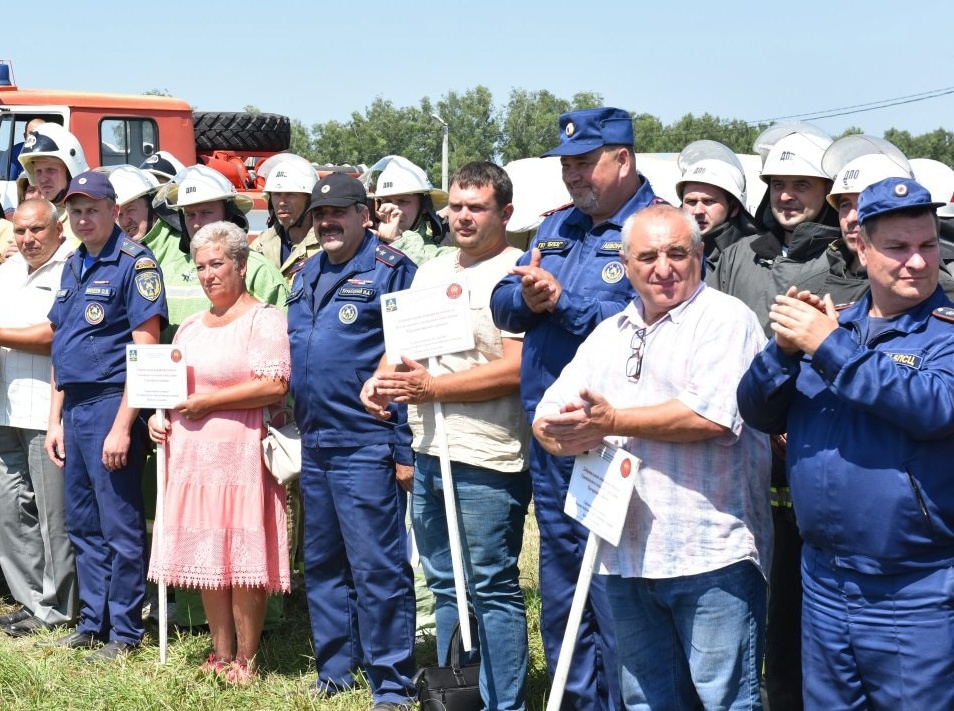 Брянские красногорцы участвовали в конкурсе добровольных пожарных команд