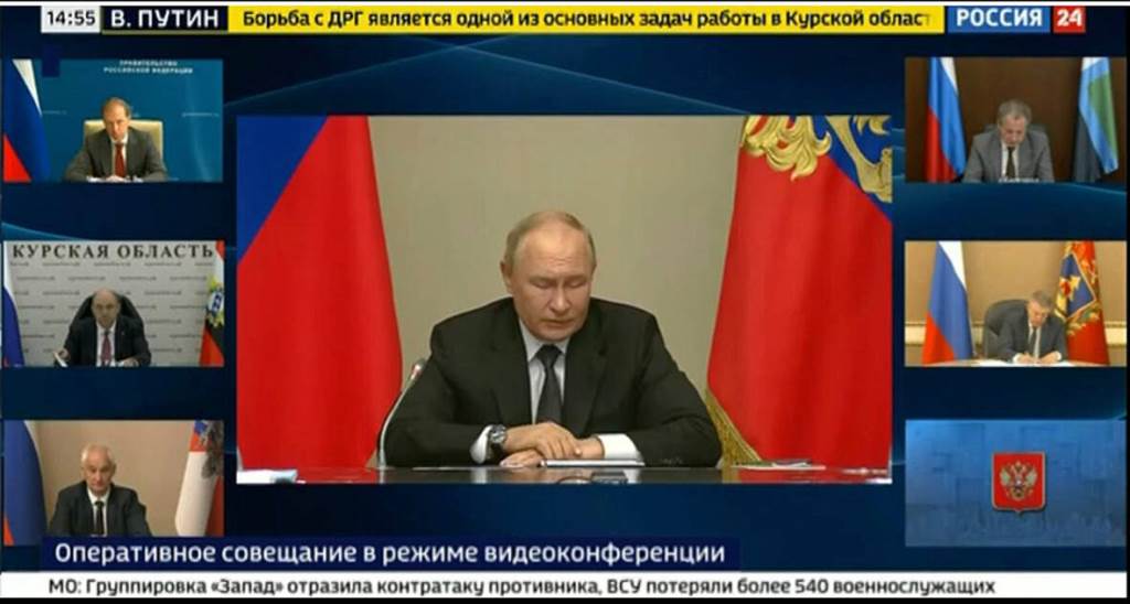 Губернатор Брянской области Александр Богомаз принял участие в совещании с Владимиром Путиным