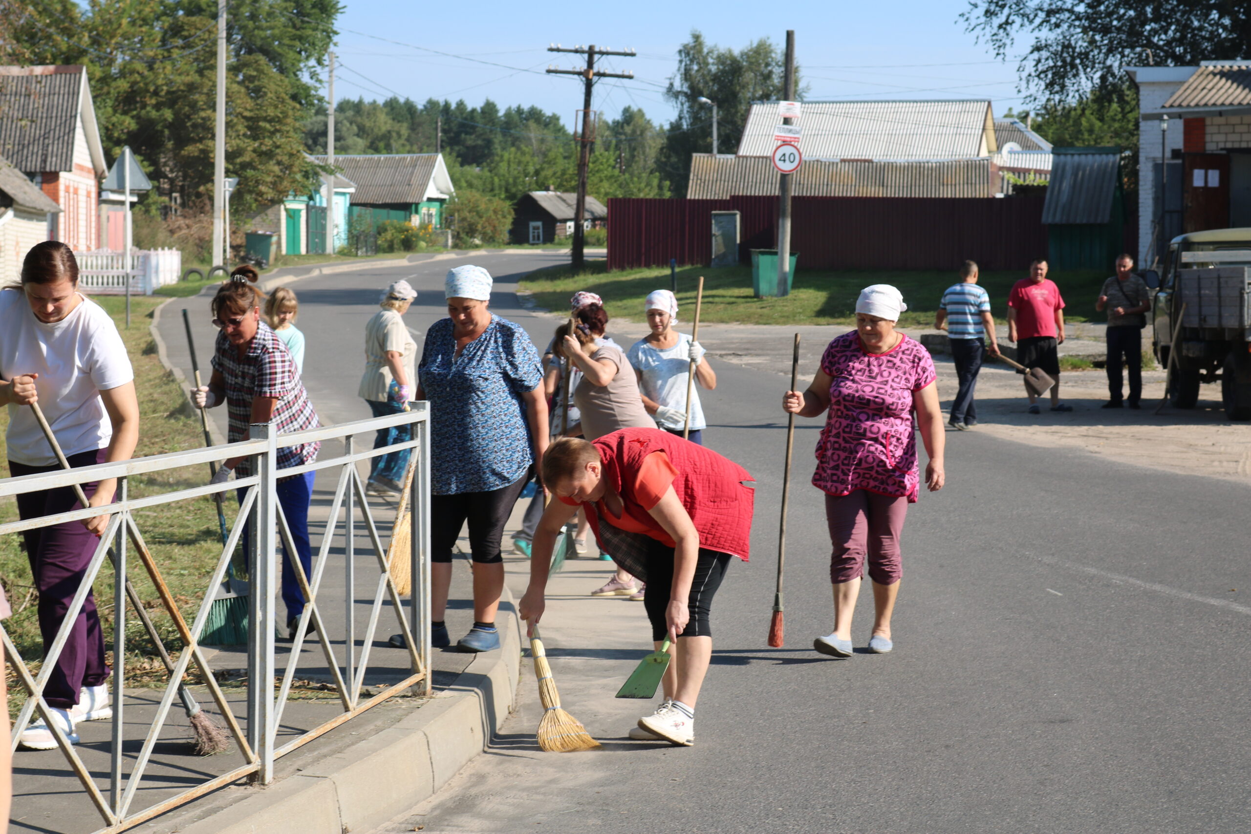 Брянские красногорцы внесли свой вклад в наведение чистоты