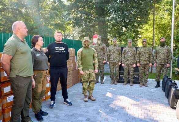 Защитникам Брянщины очередную партию спецоборудования передал фонд «Во имя Отечества»
