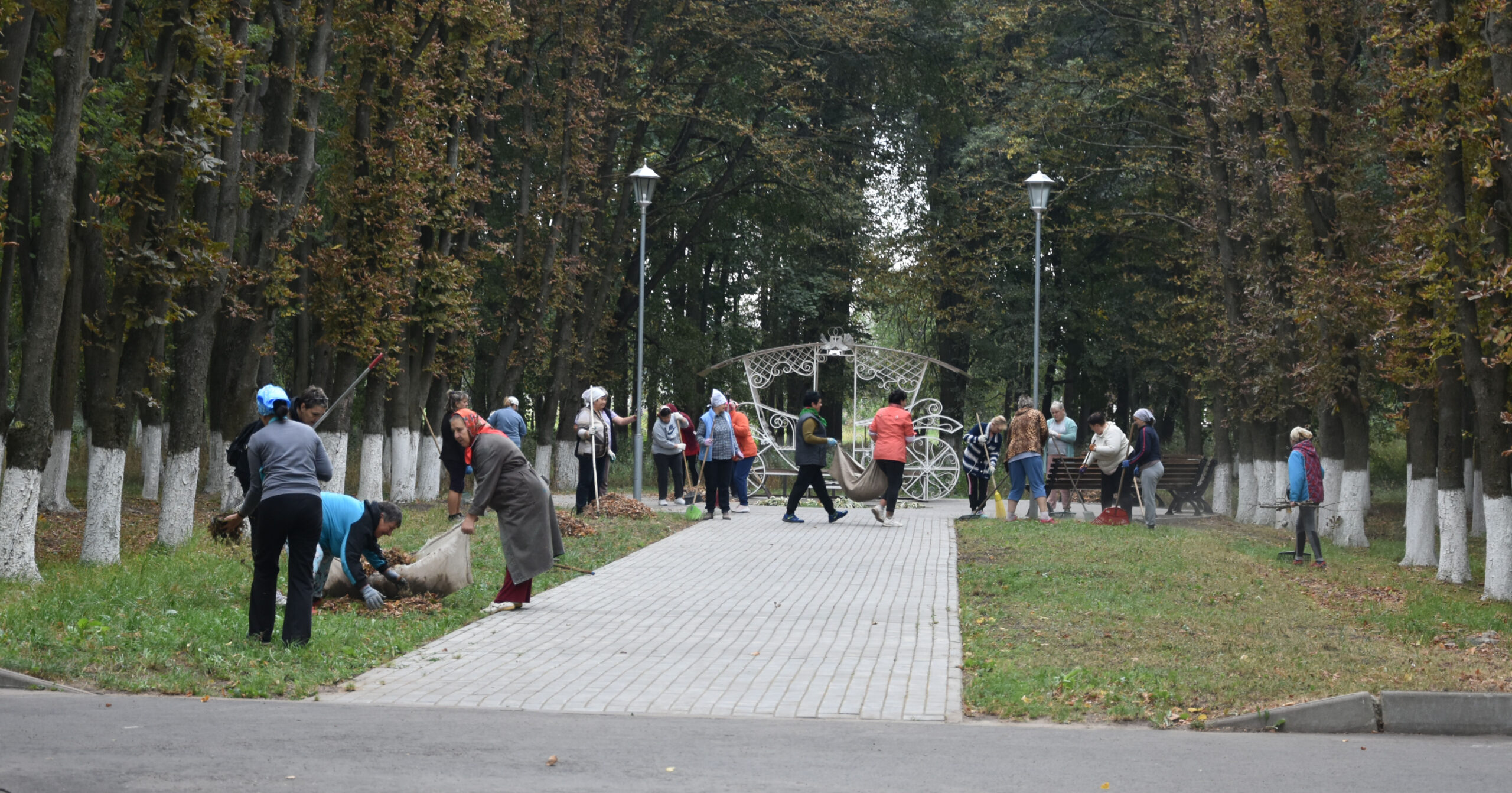 В Красногорском районе Брянщины в рамках общеобластного субботника прошёл районный