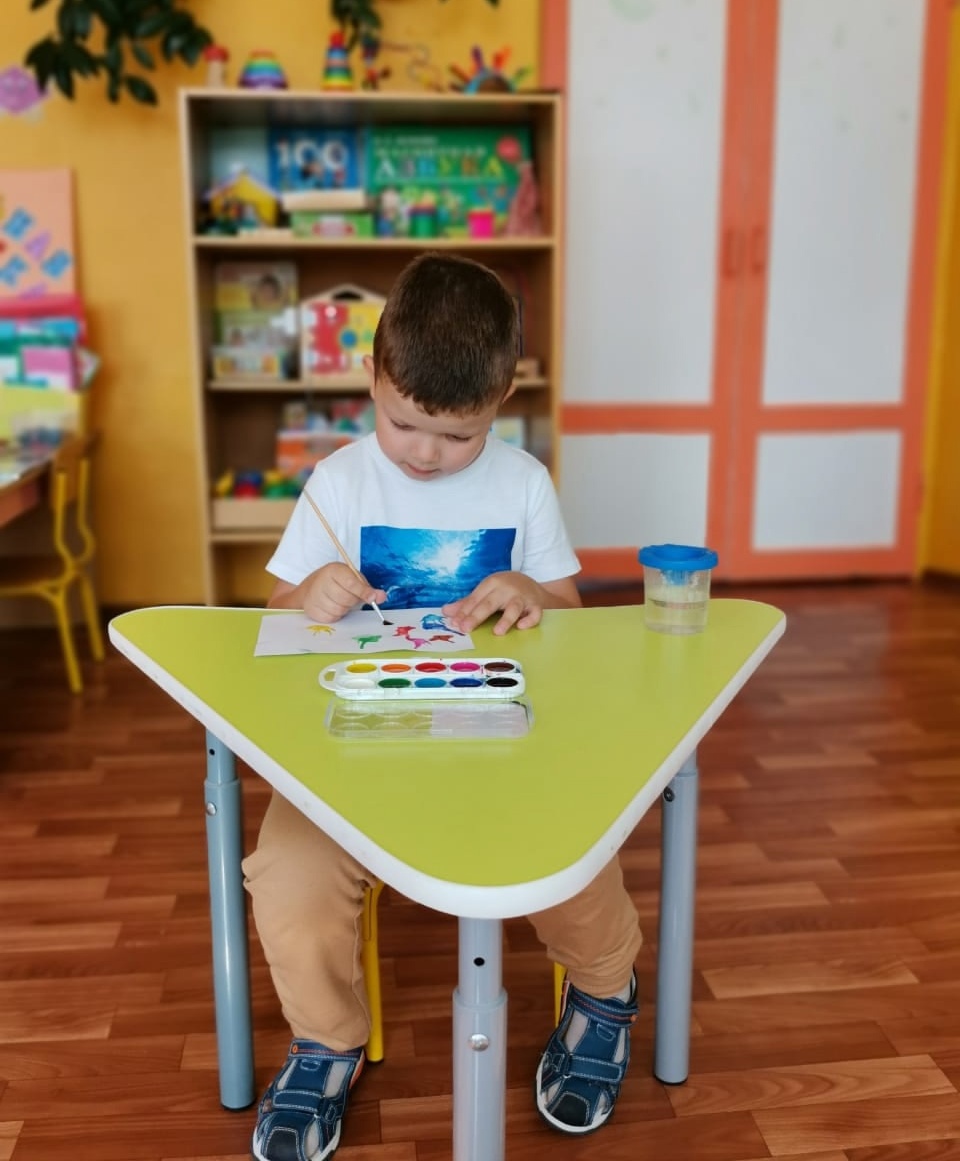 Нетрадиционные техники рисования в красногорском детском саду Брянщины