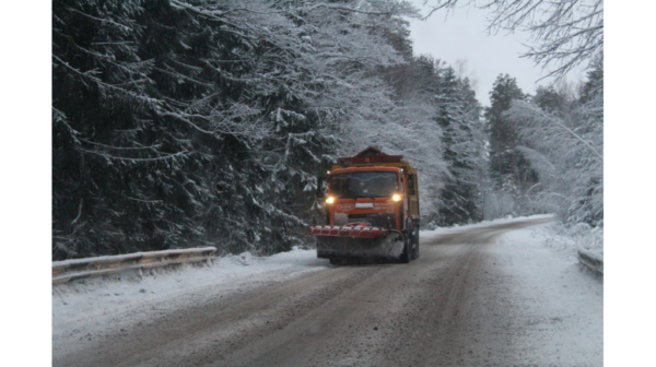 За прошедшие сутки на дороги Брянщины высыпали свше 3 тыс. тонн пескосоли