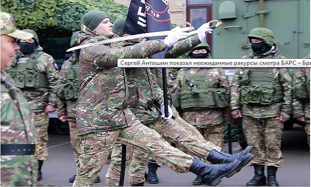 Командир подразделения Сергей Антошин показал неожиданные ракурсы смотра БАРС- Брянск