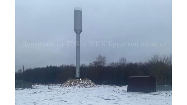 В Стеклянной Радице брянского региона продолжается строительство системы водоснабжения