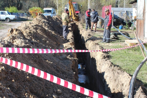 В Суземке Брянской области на четырех улицах построены новые водопроводы