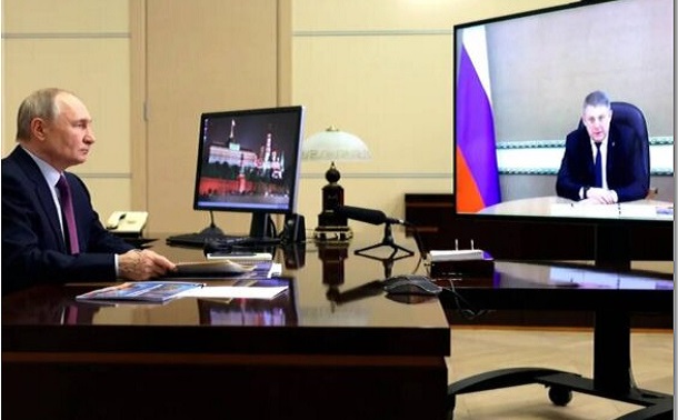 Главу государства Владимира Путина поблагодарили за фразу про «моих ребят» на встрече с губернатором Брянщины