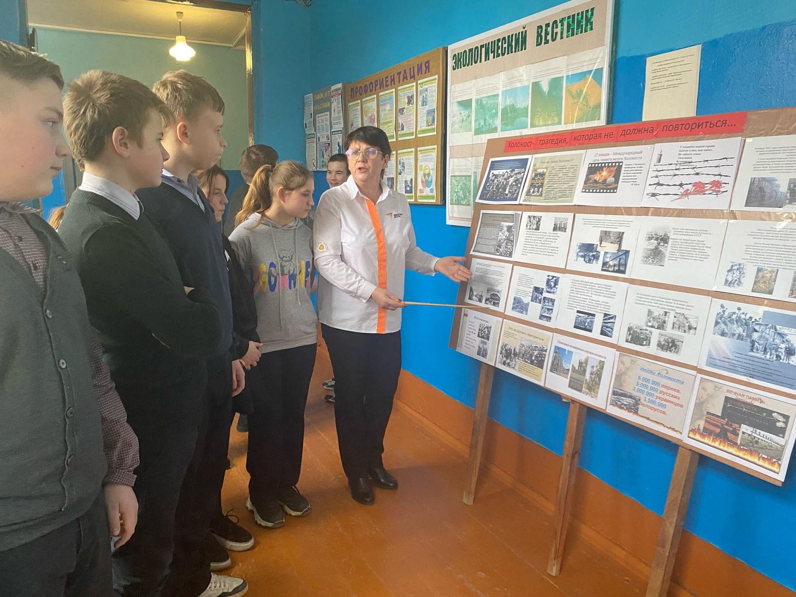 В макаричской школе брянской Красногорщины прошёл месячник оборонно-массовой, патриотической и спортивной работы