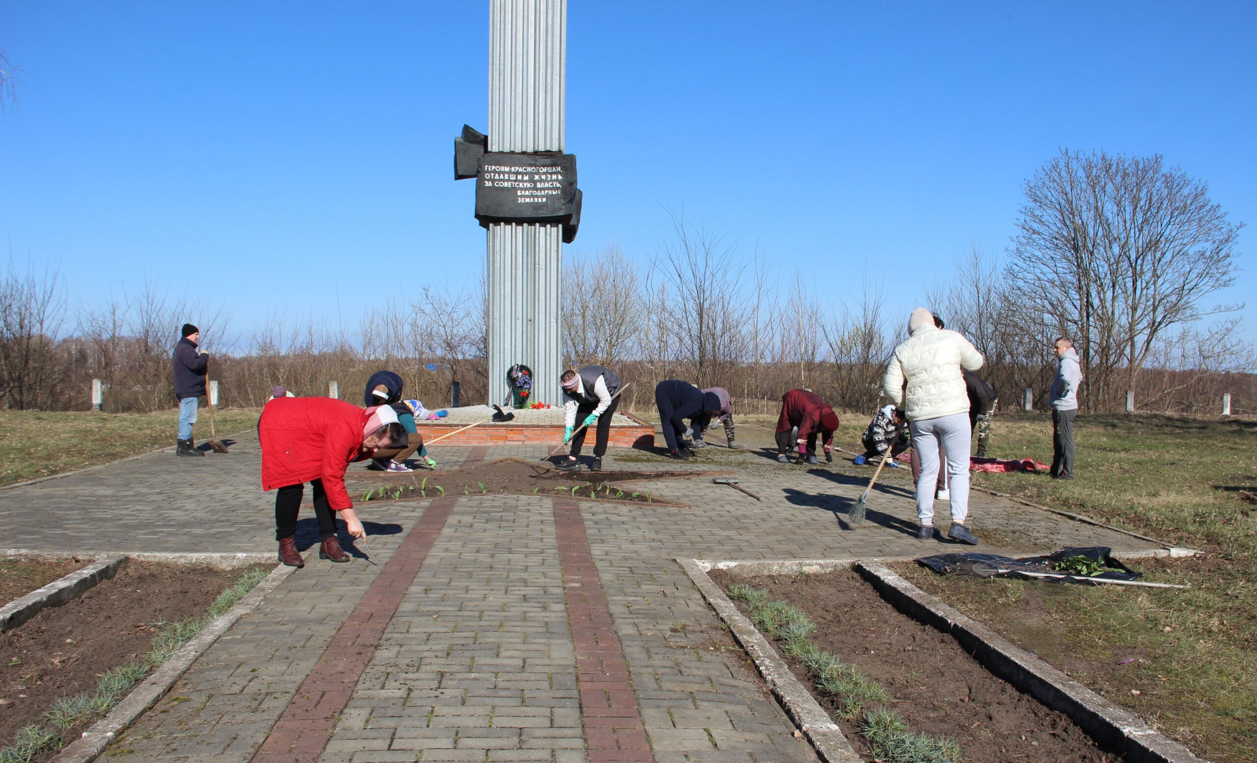 В Красногорском районе Брянщины в рамках областного субботника прошёл районный