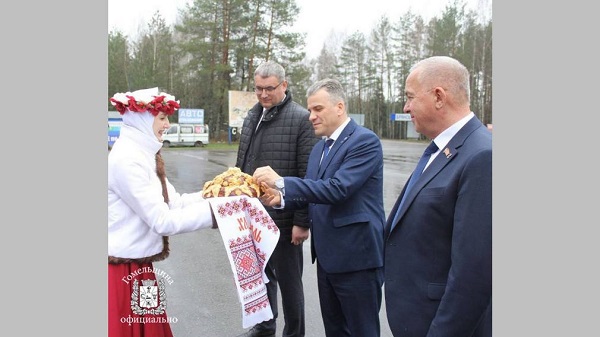 Делегация брянского региона прибыла в Гомельскую область