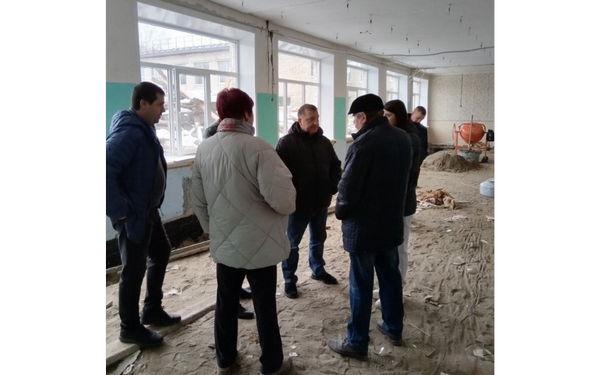 Ремонтные работы в школе брянского Кокино идут с опережением графика