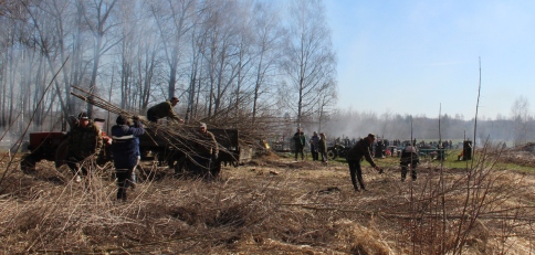 Жители брянской Красногорщины благоустраивают свои сёла и деревни