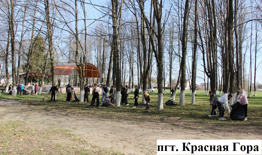 В Красногорском районе Брянщины прошёл очередной субботник