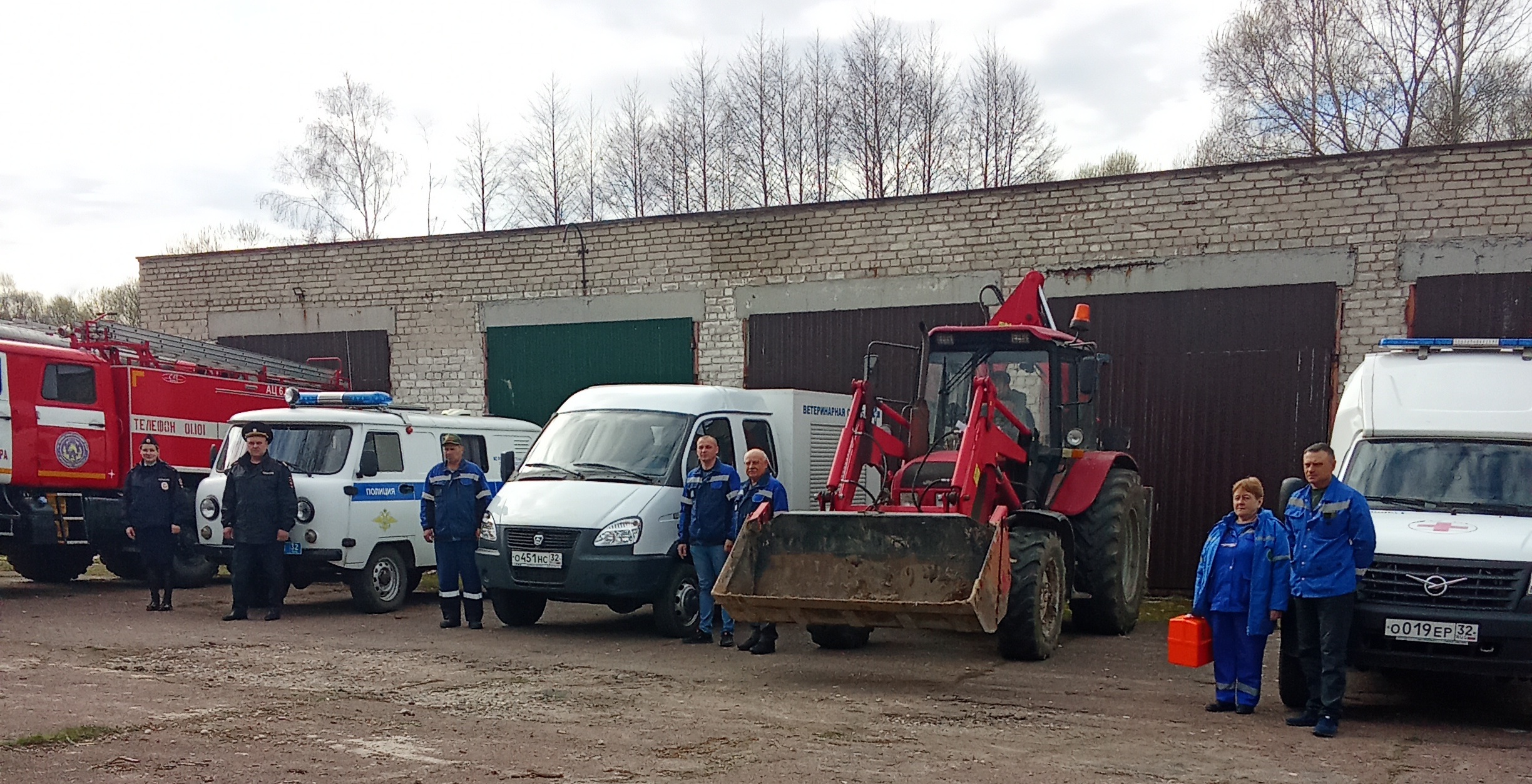 На территории Красногорской райветстанции прошли командно-штабные учения