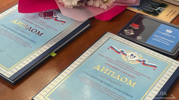 В Брянске двум юным героям за помощь людям вручили нагрудные знаки «Горячее сердце»