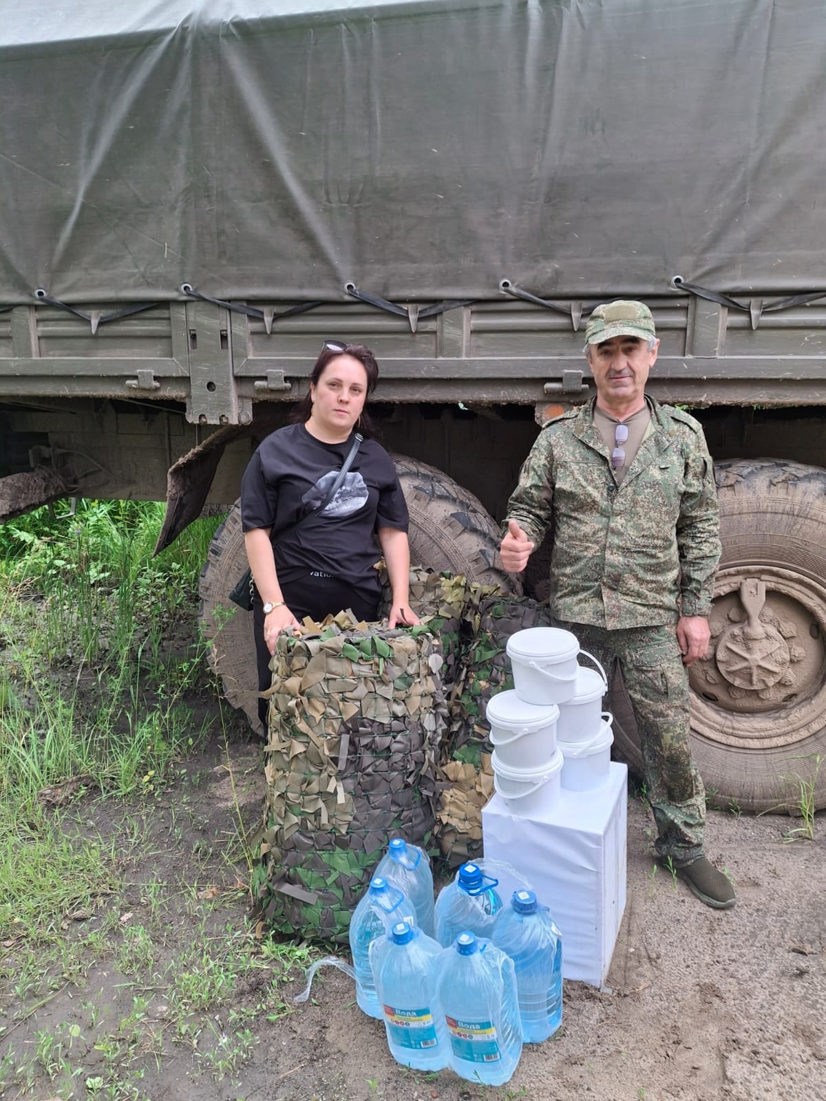 Брянские красногорцы передали очередную партию помощи в приграничье