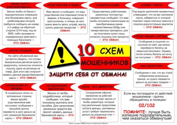 Брянская полиция предупреждает: на минувшей неделе жертвами телефонных и сетевых мошенников стали 33 человека
