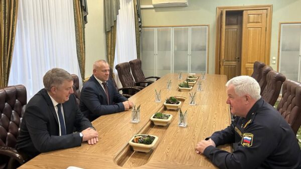 Глава Брянщины Александр Богомаз провел рабочую встречу с Алексеем Рагозиным