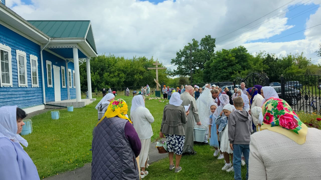 В праздник Преображения Господня в селе Яловка брянской Красногорщины
