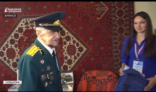 Брянский ветеран великой Отечественной войны Борис Шапошников принял участие в выборах  