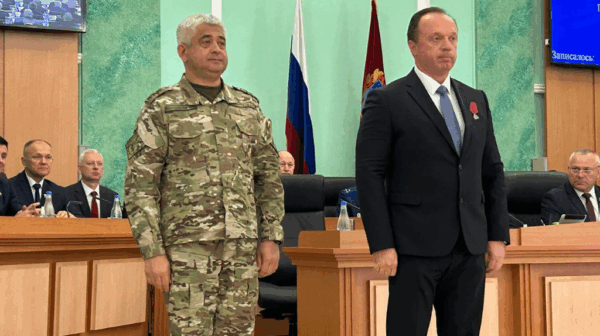 Первому командиру брянского «БАРСа» Сергею Антошину вручили госнаграду