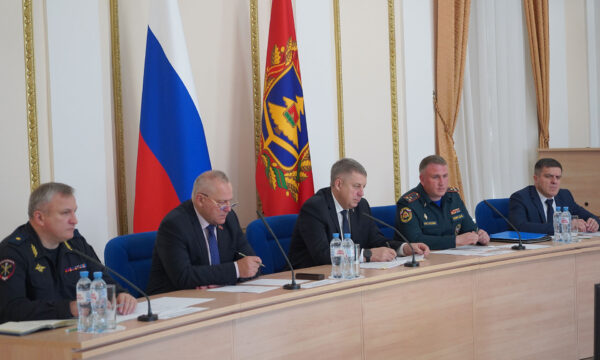 Губернатор брянского региона Александр Богомаз принял участие в совещании по штабной тренировке по гражданской обороне