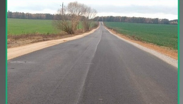 В Брянской области завершается ремонт участка автодороги Смотрова Буда — Великая Топаль — Климово