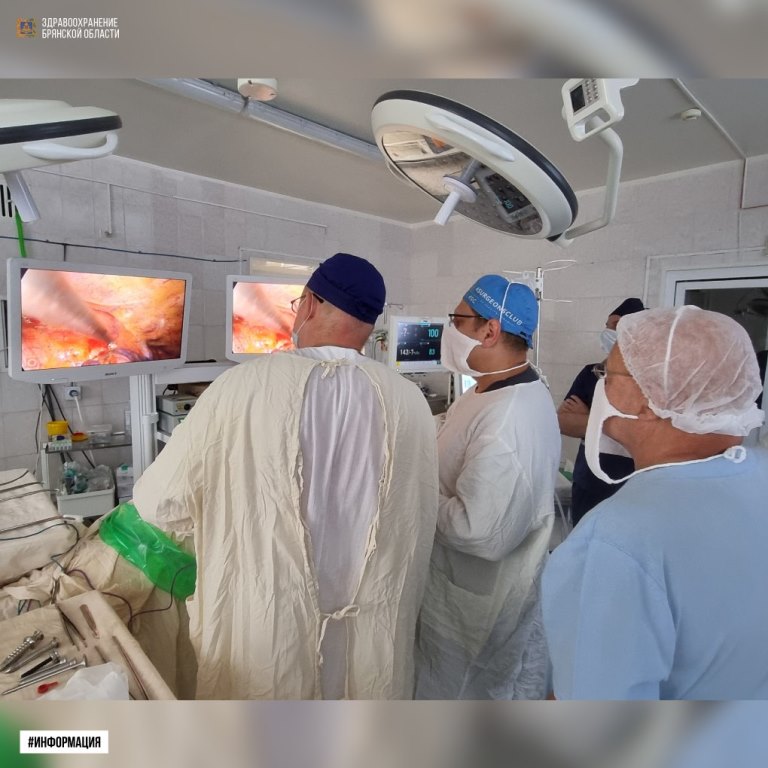 В Брянском областном онкологическом диспансере выполнили уникальную в регионе операцию на пищеводе