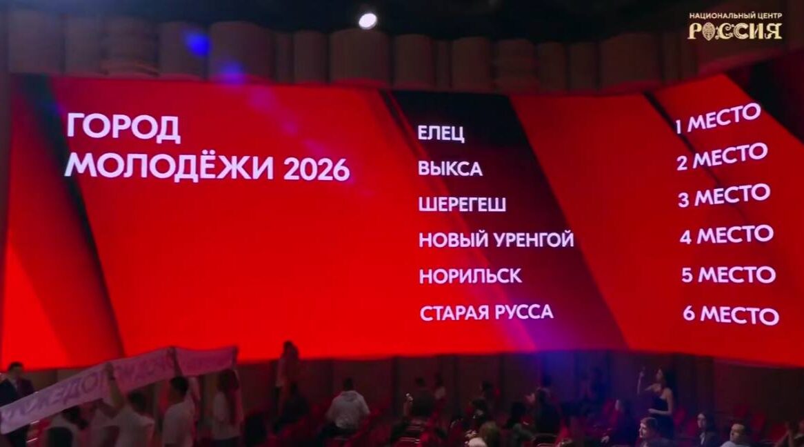 Елец стал «Городом молодежи — 2026»