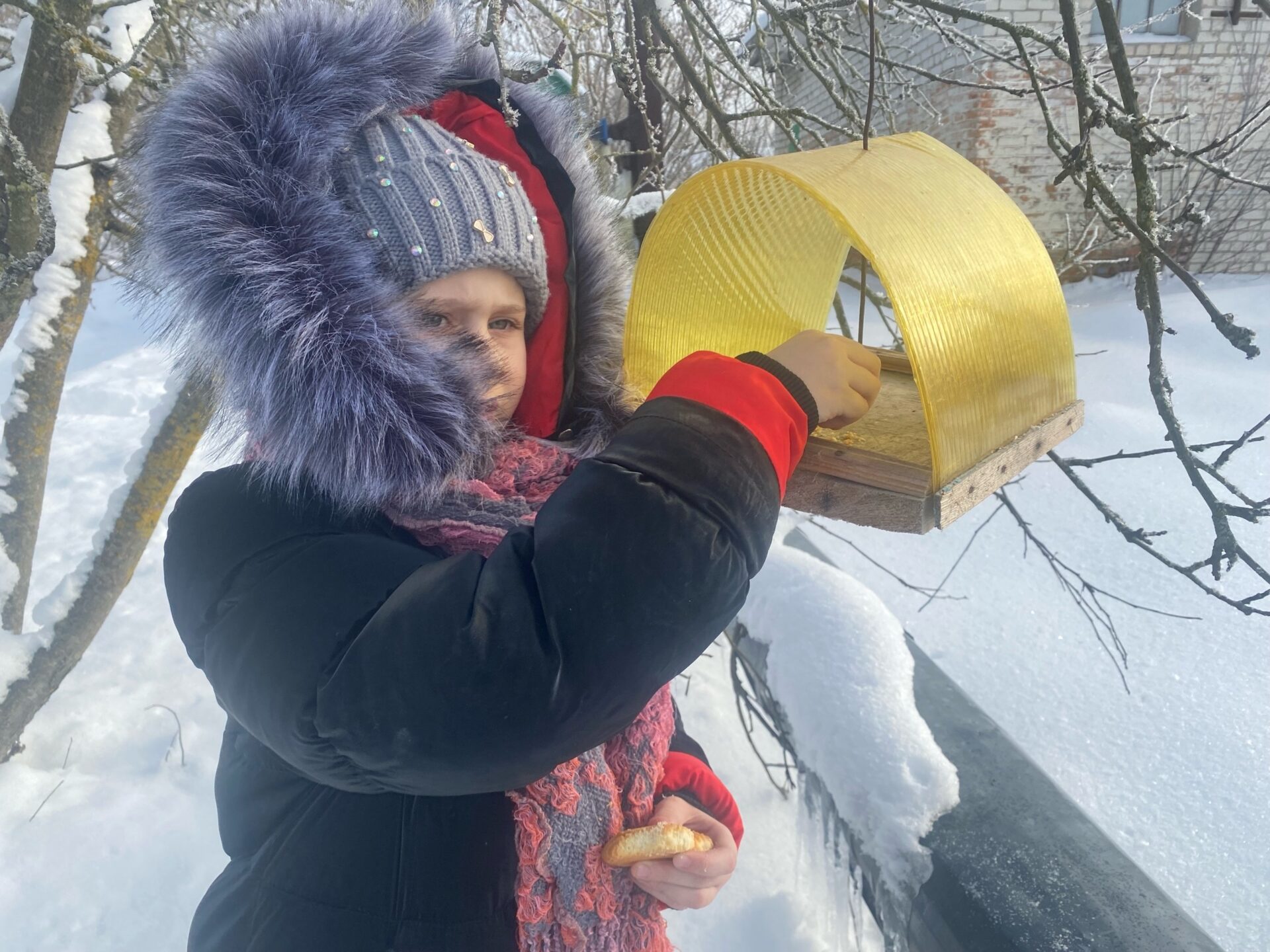 В Макаричской школе брянской Красногорщины учат заботиться о пернатых
