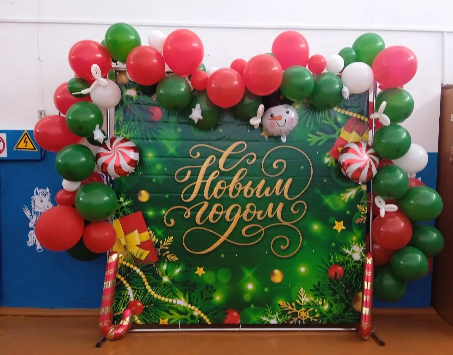 Новогодняя сказка в Колюдовской школе брянской Красногорщины