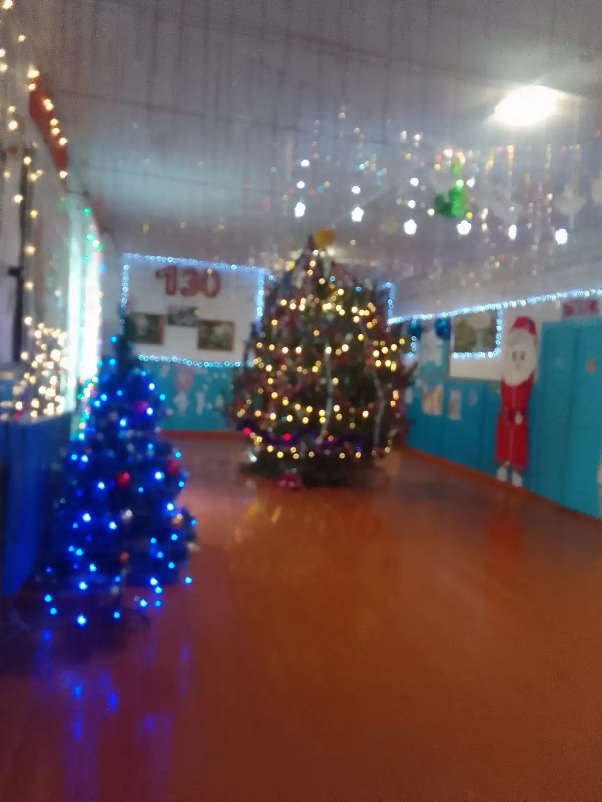 Зимняя сказка в Увельской школе брянской Красногорщины