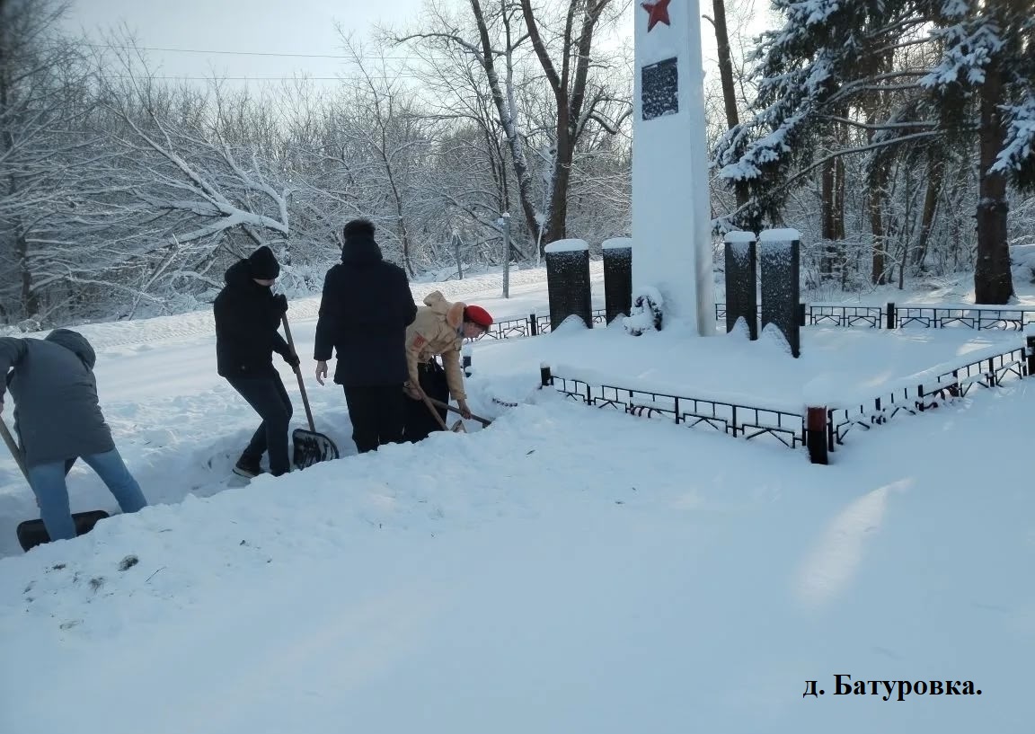 В Красногорском районе Брянщины уделяется внимание воинским захоронениям и памятникам воинской славы