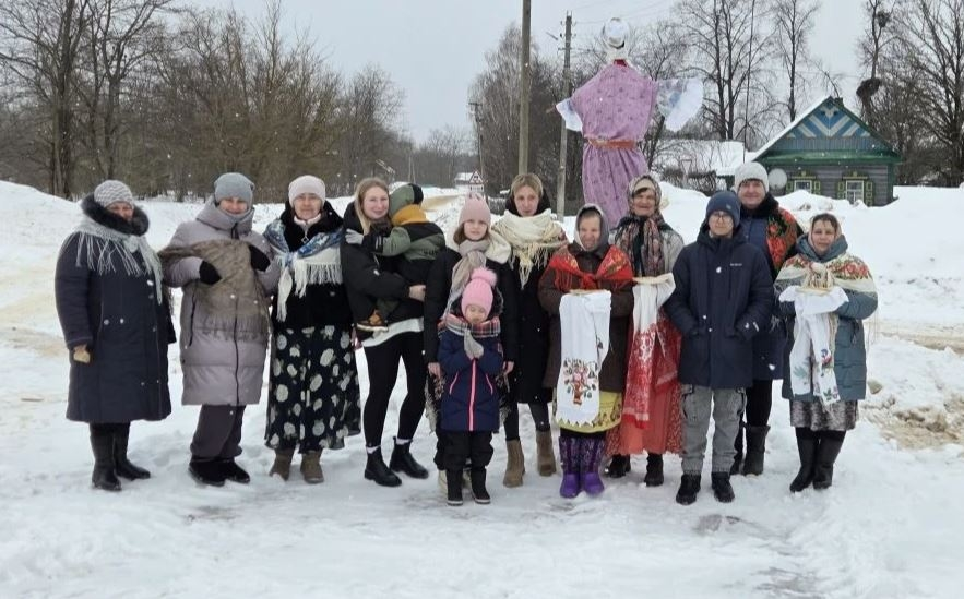 Масленица в красногорском селе Верхличи