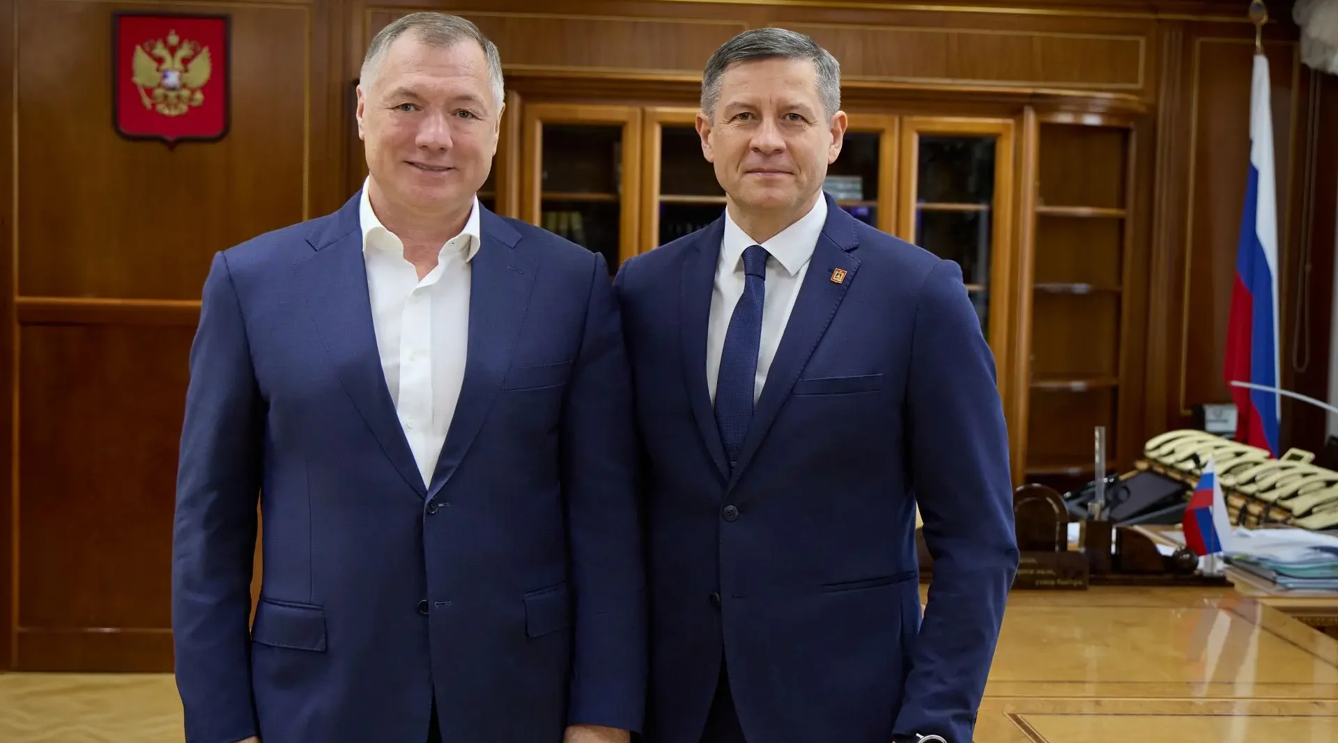 Глава Брянщины Егор Ковальчук встретился с вице — премьером правительства РФ Маратом Хуснуллиным