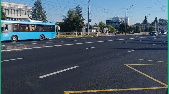 В Брянске завершается капремонт участка улицы Калинина